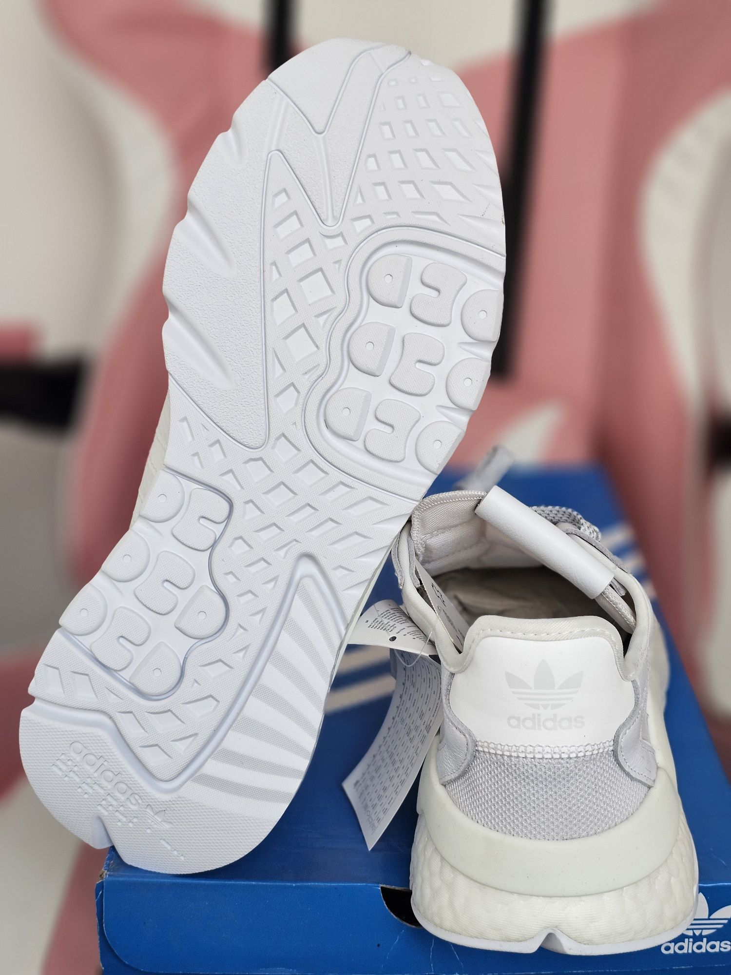 Buty nowe Adidas nite jogger fv1267 rozm eu46 ⅔