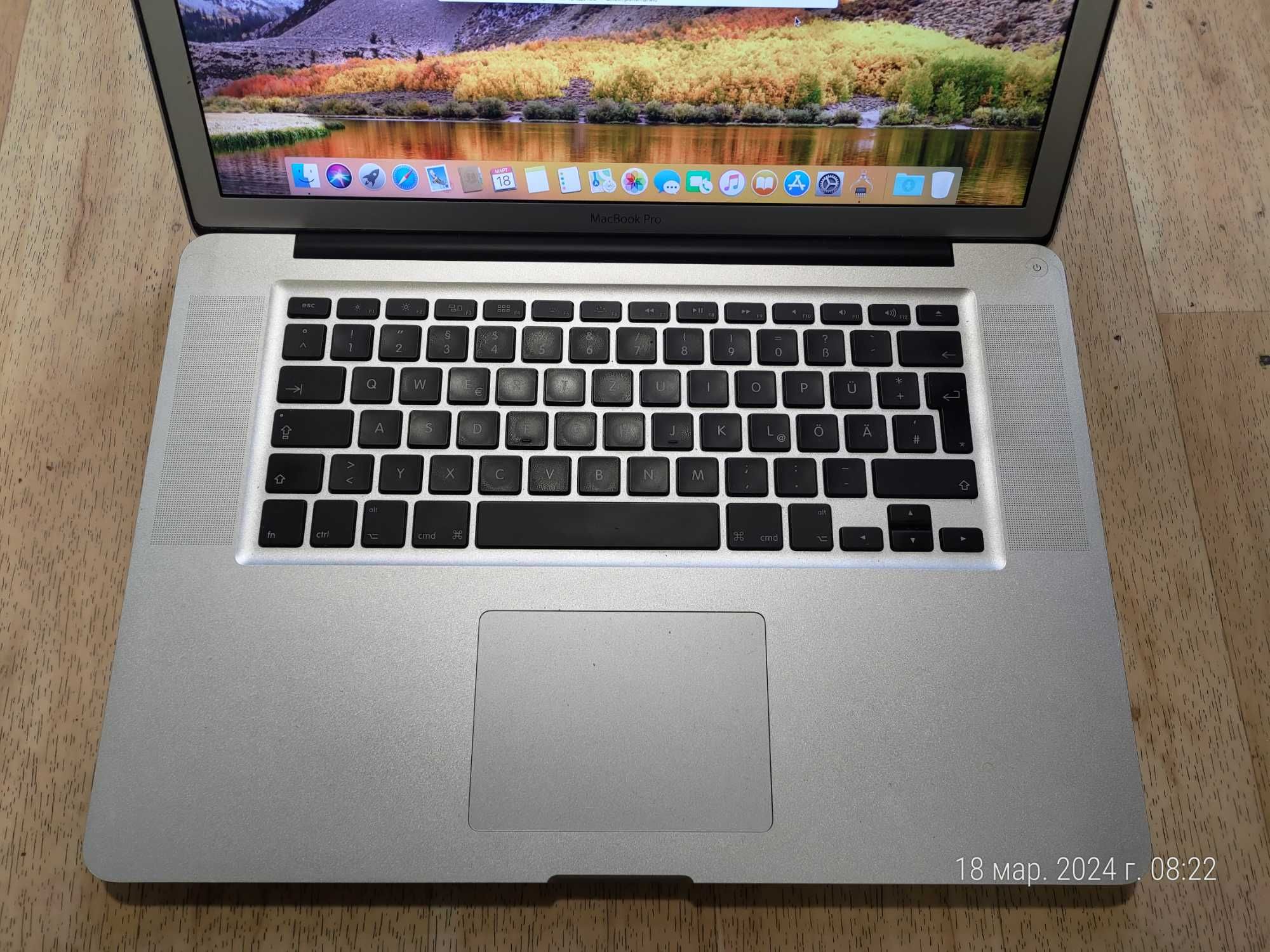 MacBook PRO A1286 15.4\i7-4х2.00ггц/8гб/500гб\2 видеокарты.акб 2022