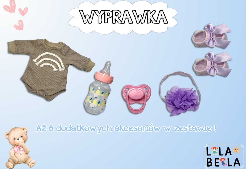 Lalka Niemowlak Reborn Duzy Zestaw