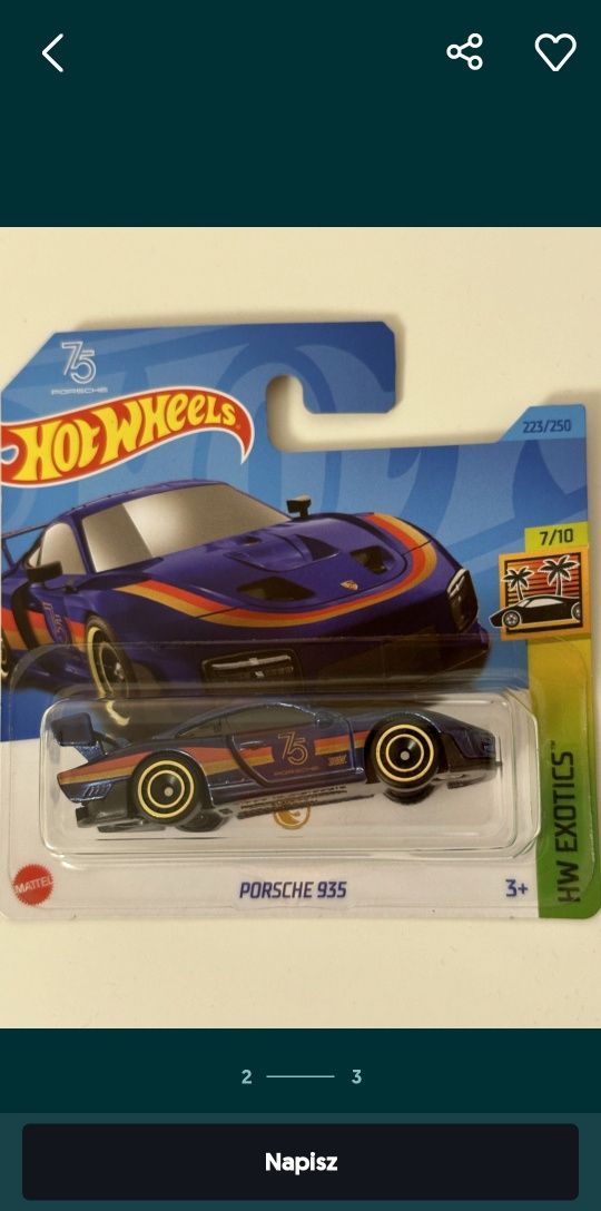 Porsche 935 STH HOT WHEELS