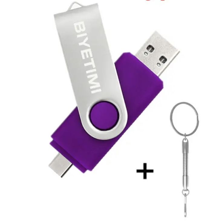 Флешка USB два разьема