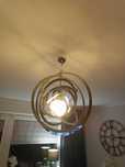 Lampa wisząca chrom
