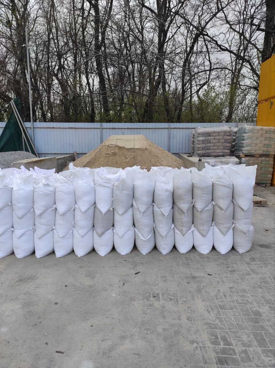 Песок в мешках 43-45кг, Пісок