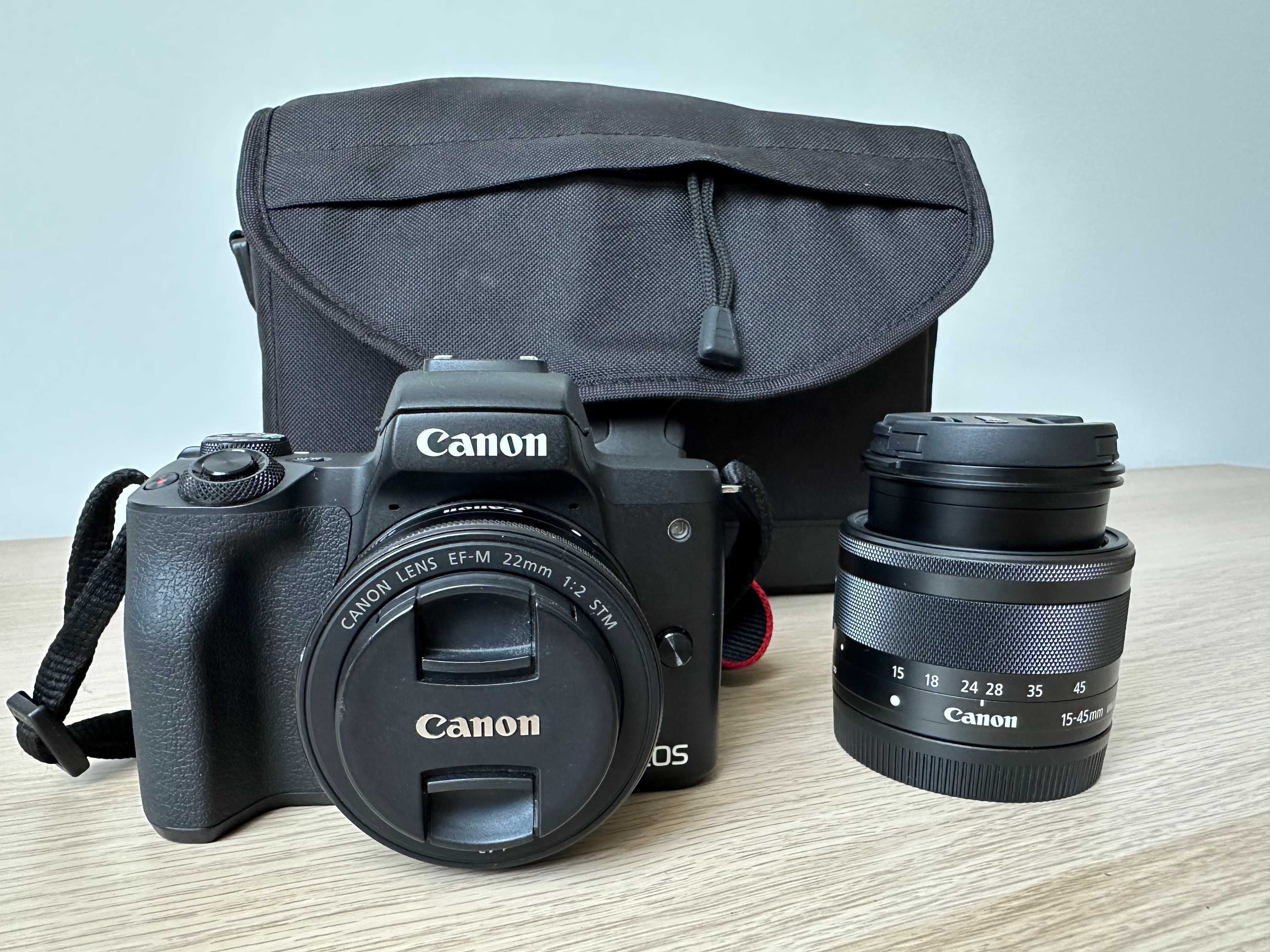 Canon EOS M50 + obiektyw EF-M 22mm f/2 STM