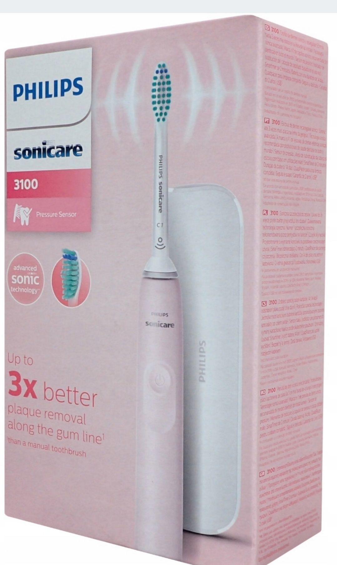 Szczoteczka soniczna Philips Sonicare HX3673/11 różowa