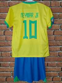 Strój piłkarski dziecięcy Brazylia Neymar Jr rozm. 140