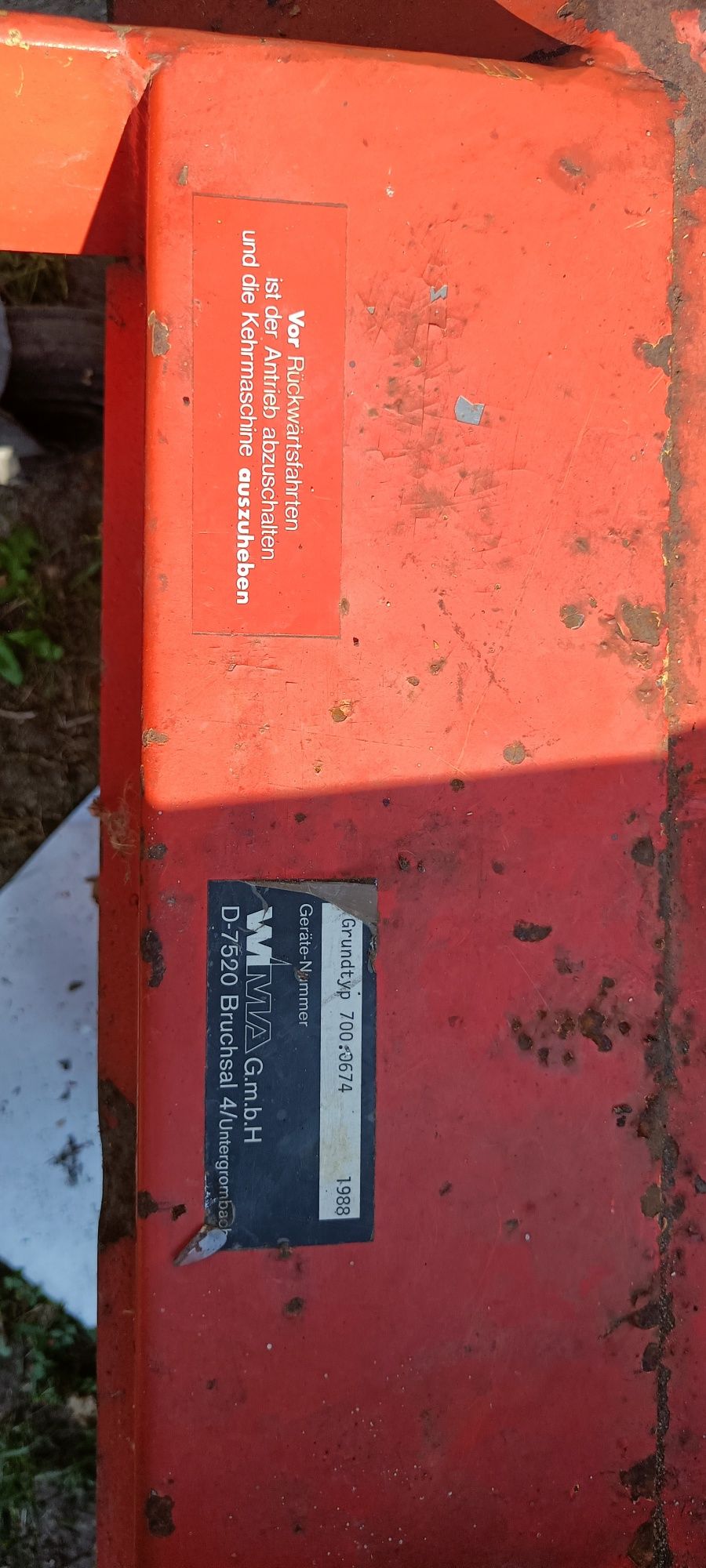 Zamiatarka wima Kubota gutbrod iseki itp.