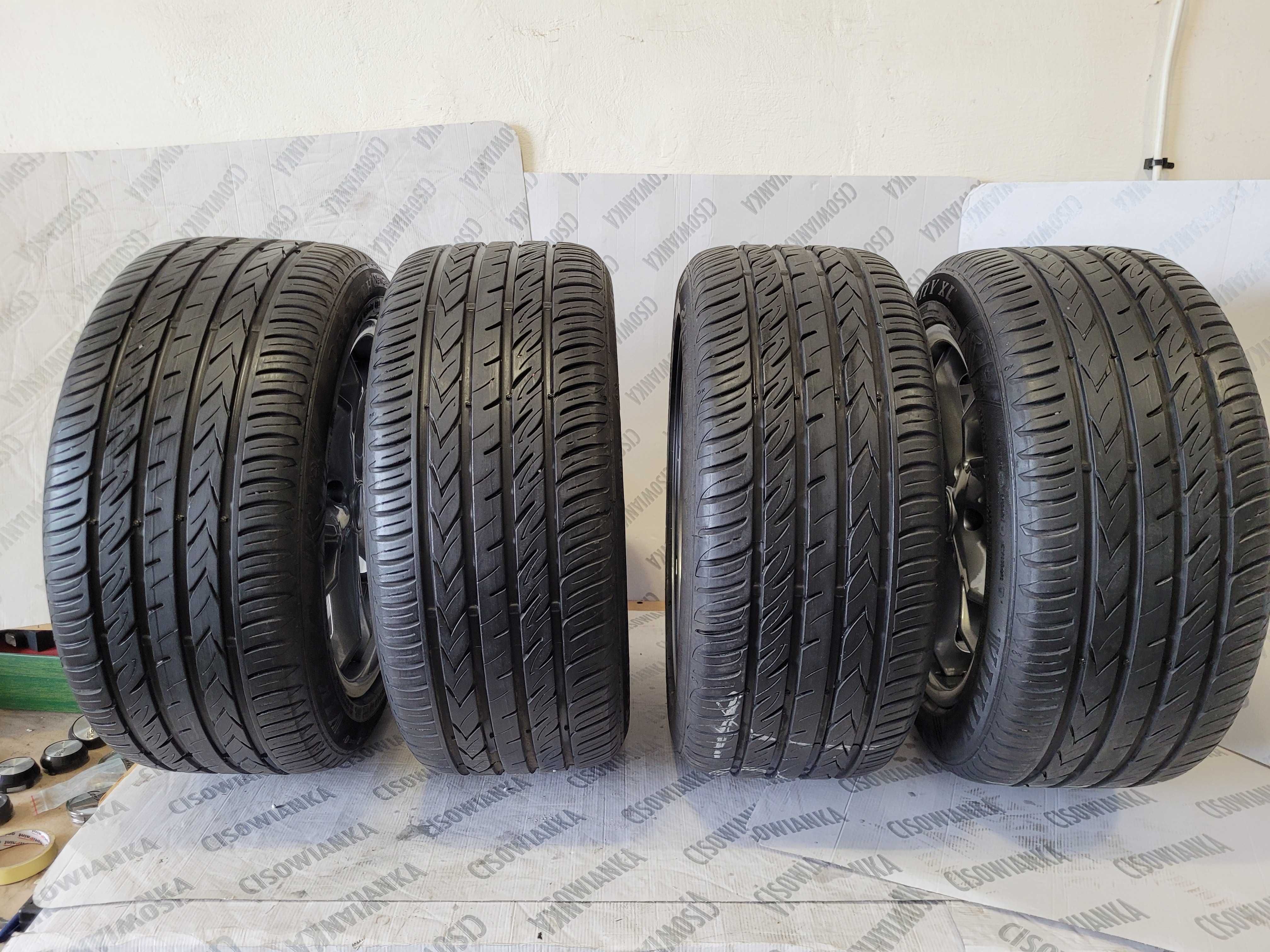 4szt kultowych Felg AEZ Zeus 18"/8,5J 5x120 Et 16 rant z oponami