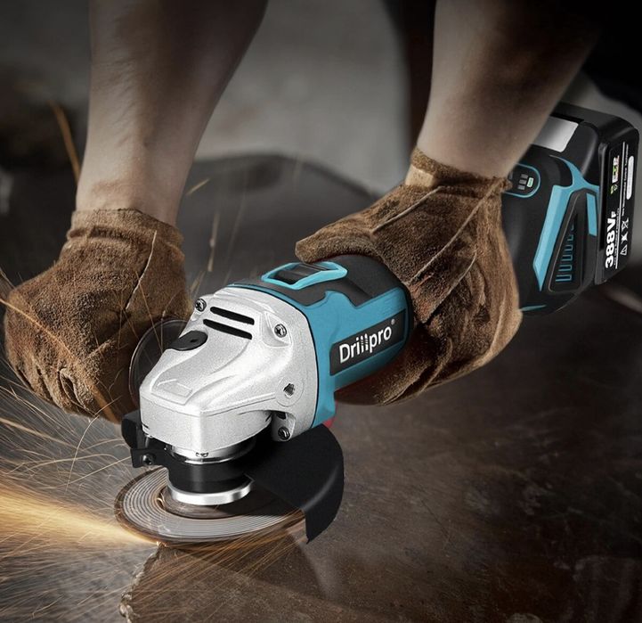 Szlifierka kątowa akumulatorowa 18V 125mm bezszczotkowa 2 akumulatory