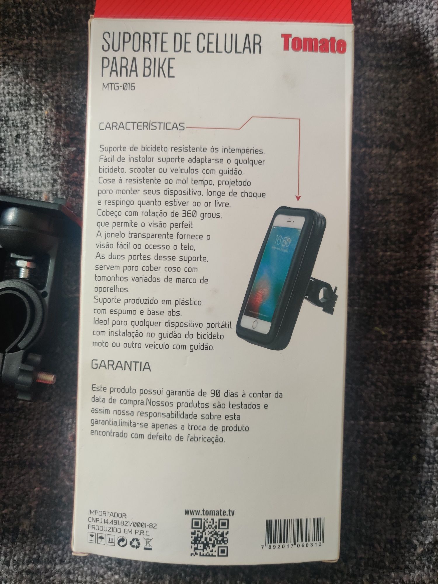Suporte de iPhone para Mota ou Bicicleta