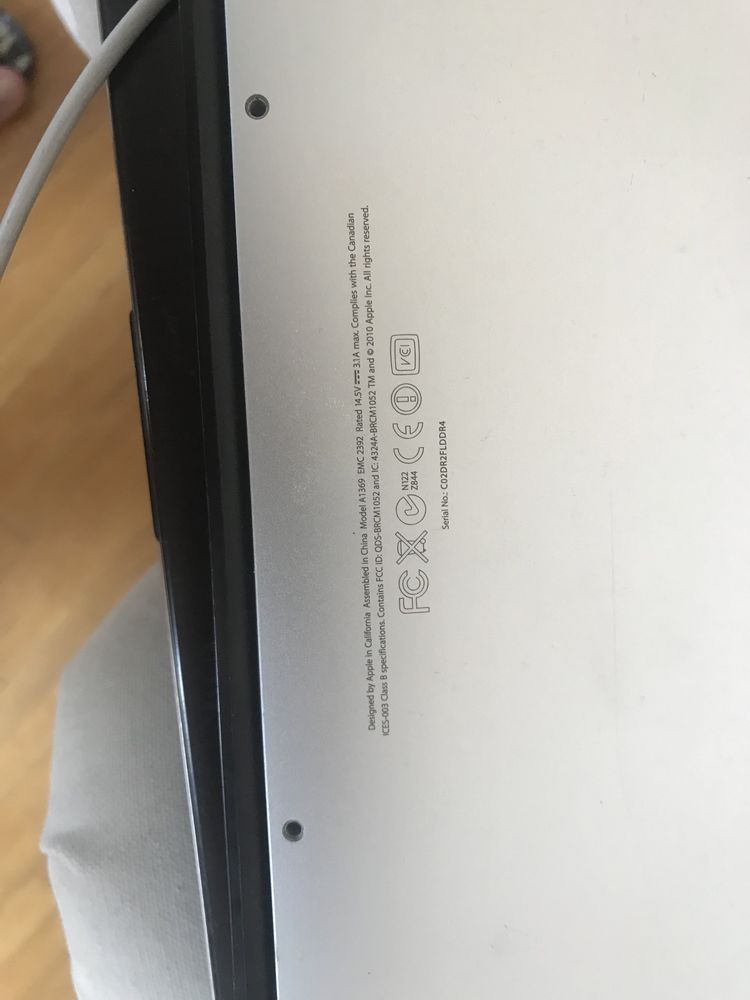 Apple MacBook Air A1369  13*