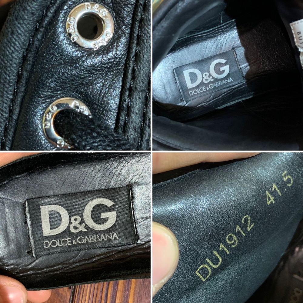 Шкіряні кросівки Dolce & Gabbana 41.5 розмір 27.5 см