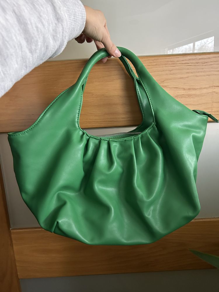 Zielona torebka Gina trickot hobo