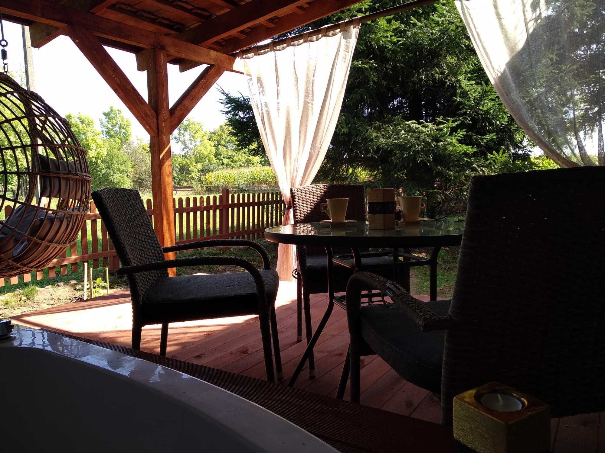 Domek 4 5 6 os.z kominkiem (dodatkowo balia) apartament Dowspuda rower