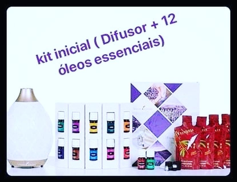 Kit difusor e 12 oleos essenciais young Living