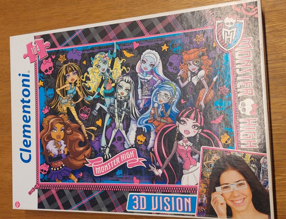 Puzzle Clementoni 104 el. Monster High 3D