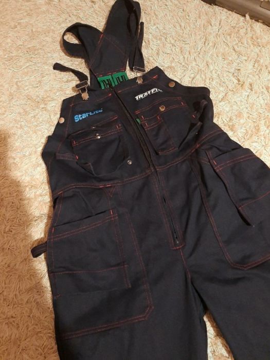 Spodnie robocze na szelkach grube Robod