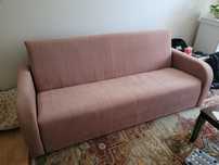 Kanapa rozkładana plus dwa fotele wypoczynek sofa łóżko