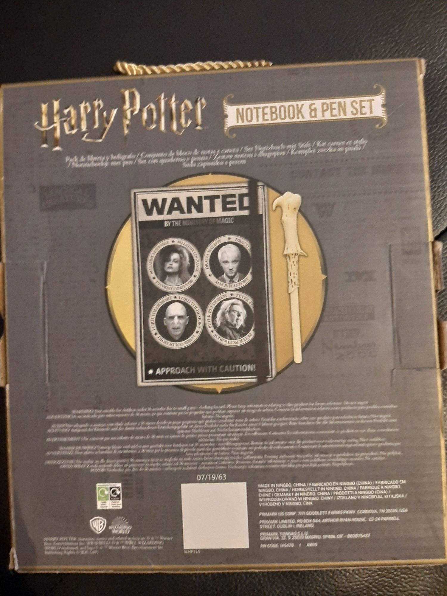 harry Potter wanted magic notebook pen
