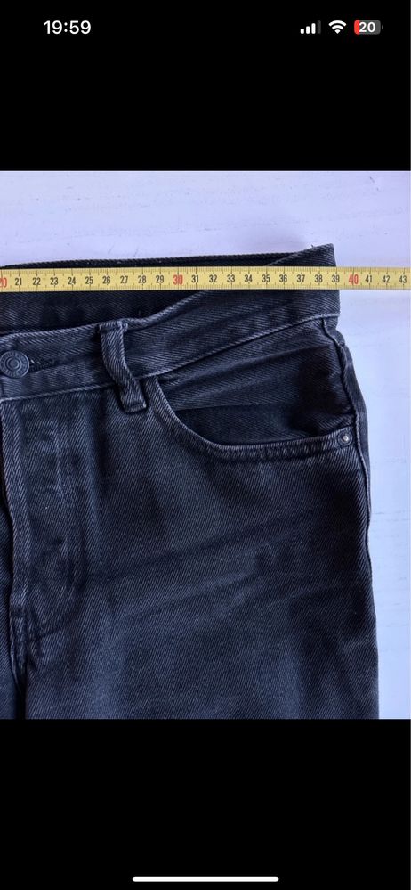 Jeansy do kostek Mango 38