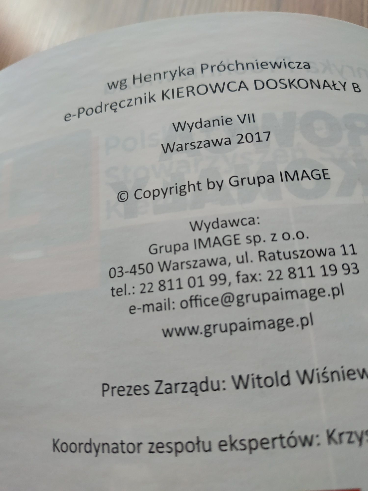 Kierowca doskonały B Henryk Próchniewicz