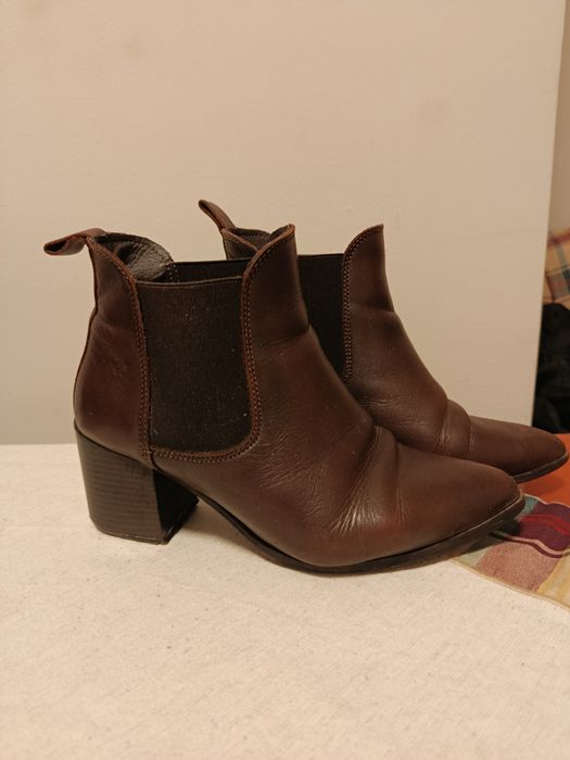 Botas castanhas de senhora tamanho 39