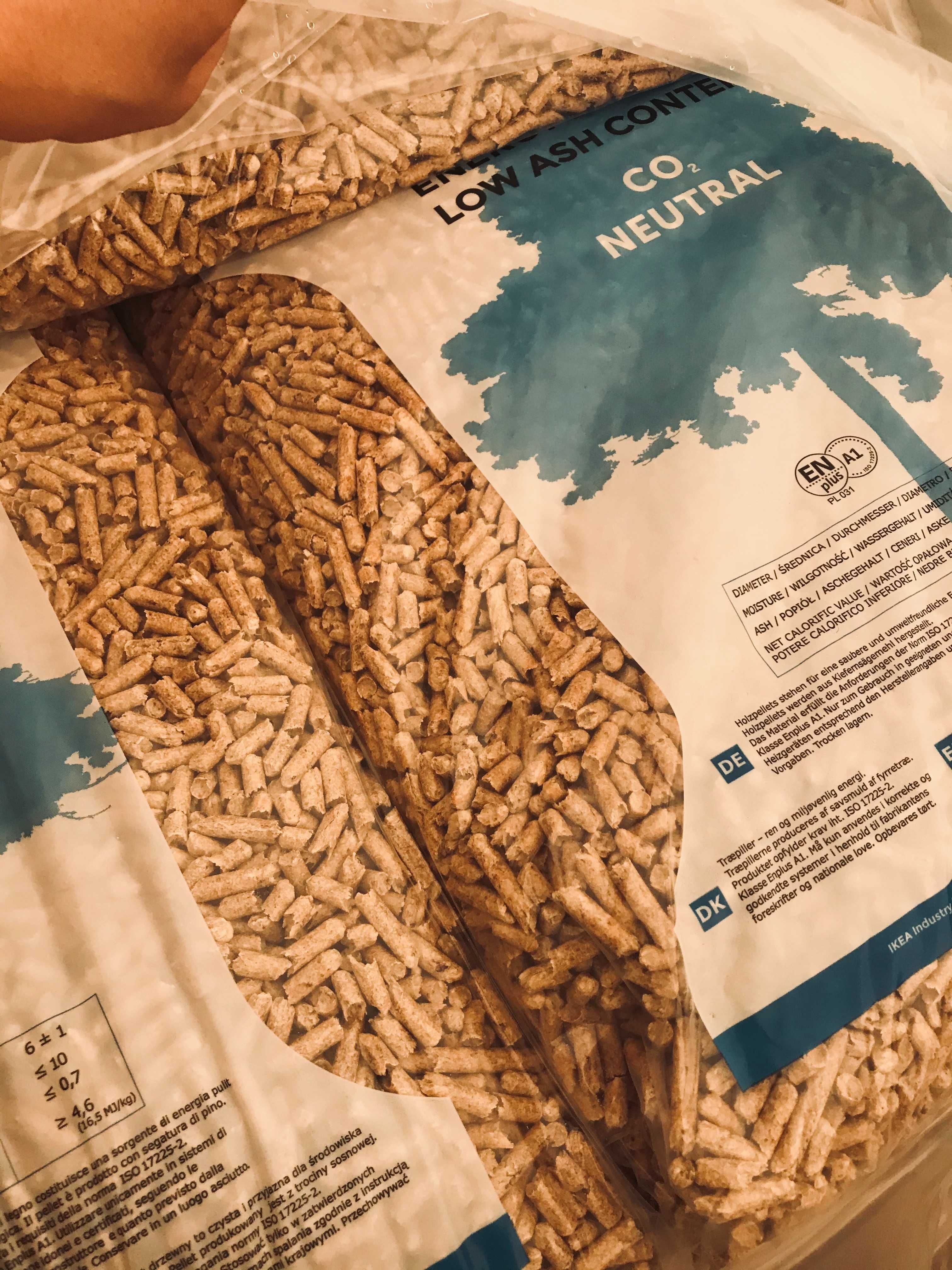 Pellet drzewny 6 mm z dowozem wysoka jakość A1 bez spieków