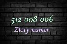 Złoty numer telefonu