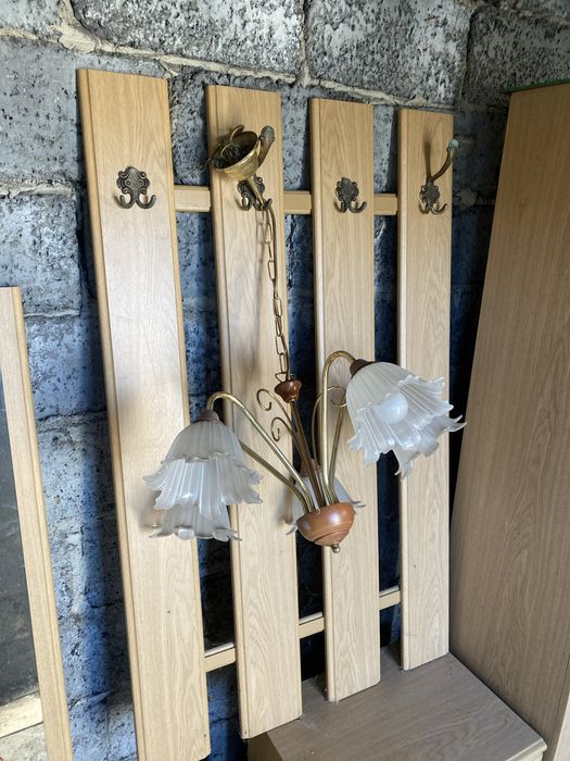 Lampa wisząca żyrandol PRL