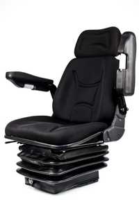 Siedzenie (fotel) pneumatyczny do ciągnika 12V Materiał komfortowy