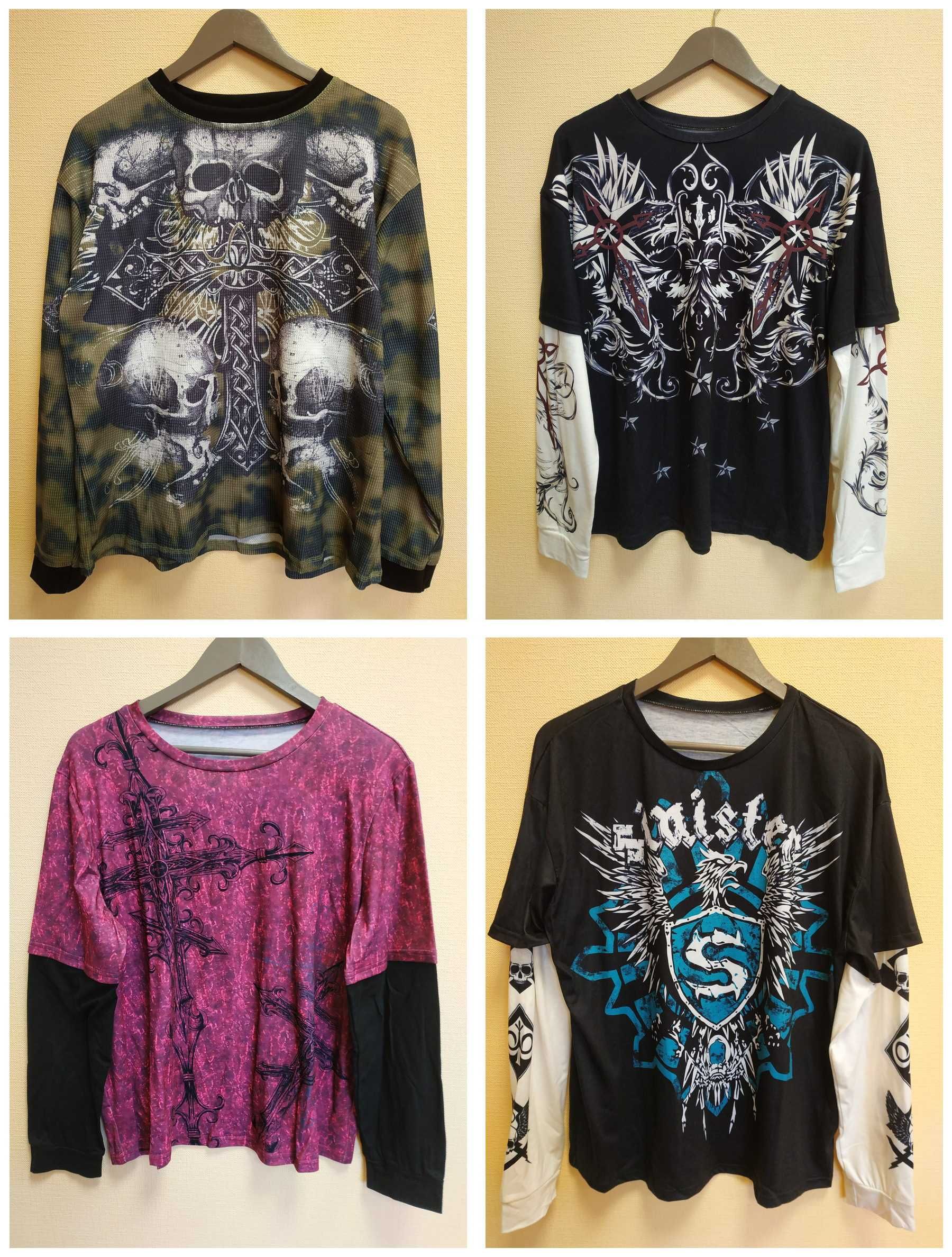 Продам Long Sleeve Mall Goth y2k sk8 affliction Лонгслив у наявності