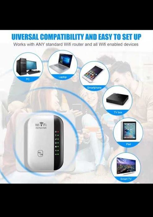 Беспроводной усилитель (маршрутизатор) WI-FI, 300Мбит/с