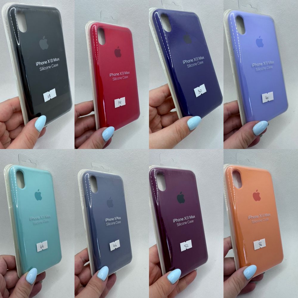 Чехол Silicone cover case для iPhone X XS Max айфон х хс Макс софт тач