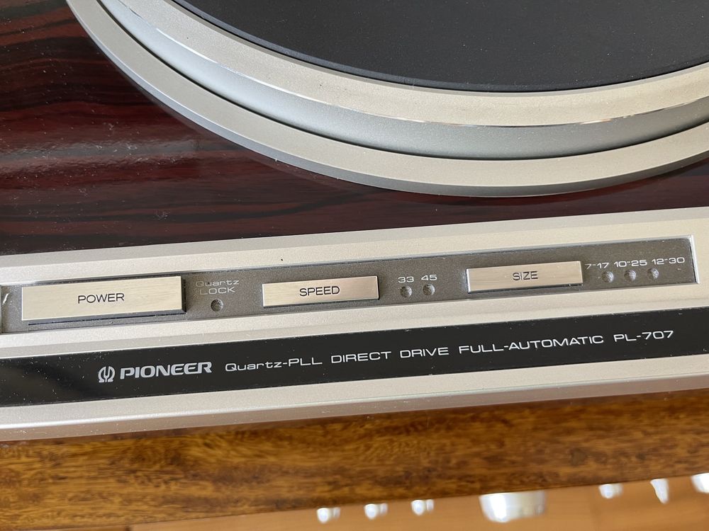 Gramofon Pioneer PL-707direct drive full automatic odrestaur. vintage
