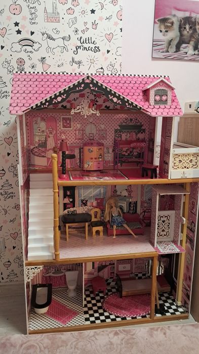 Domek dla lalek Kidkraft, duży, drewniany