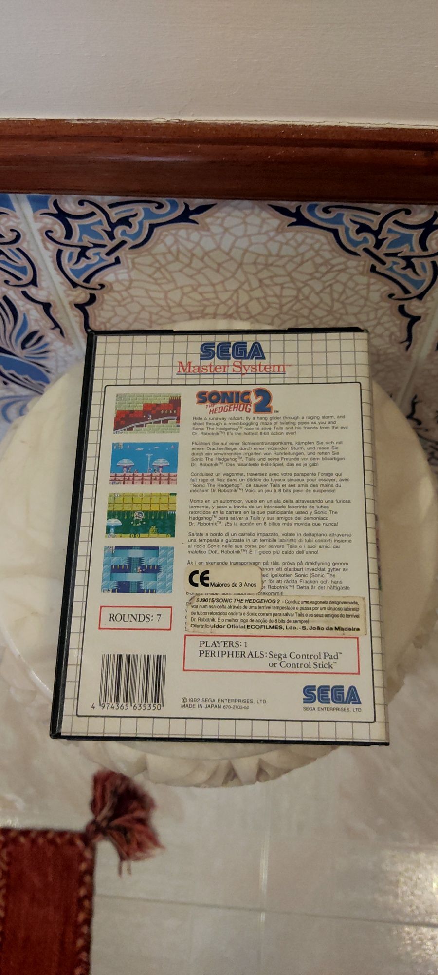 Sonic the hedgehog 2 Master system