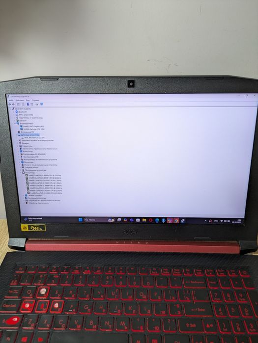 Ігровий Acer nitro 5 GTX1050 144Ghz матриця