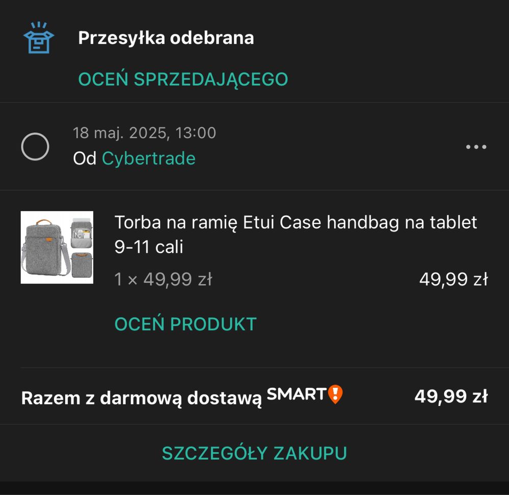 Torba na ramię do przechowywania tabletu 9-11cali