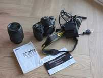 Lustrzanka Nikon D7200 zestaw kit 18-105 VR gw 12.2025 przebieg 14k
