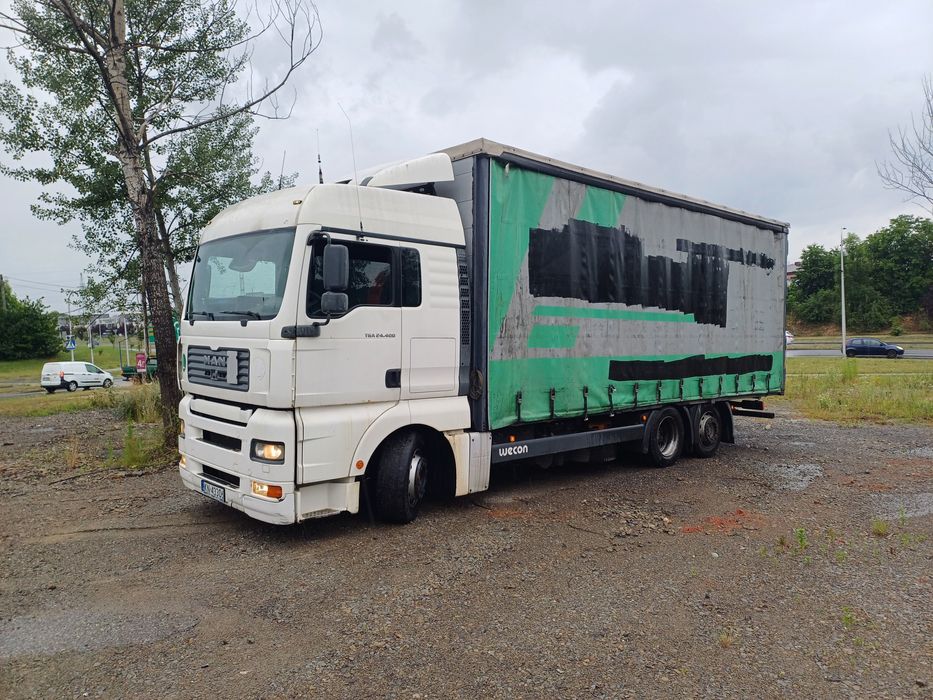 Man Tga 400*cały na poduszkach*2008*zabudowa WECON