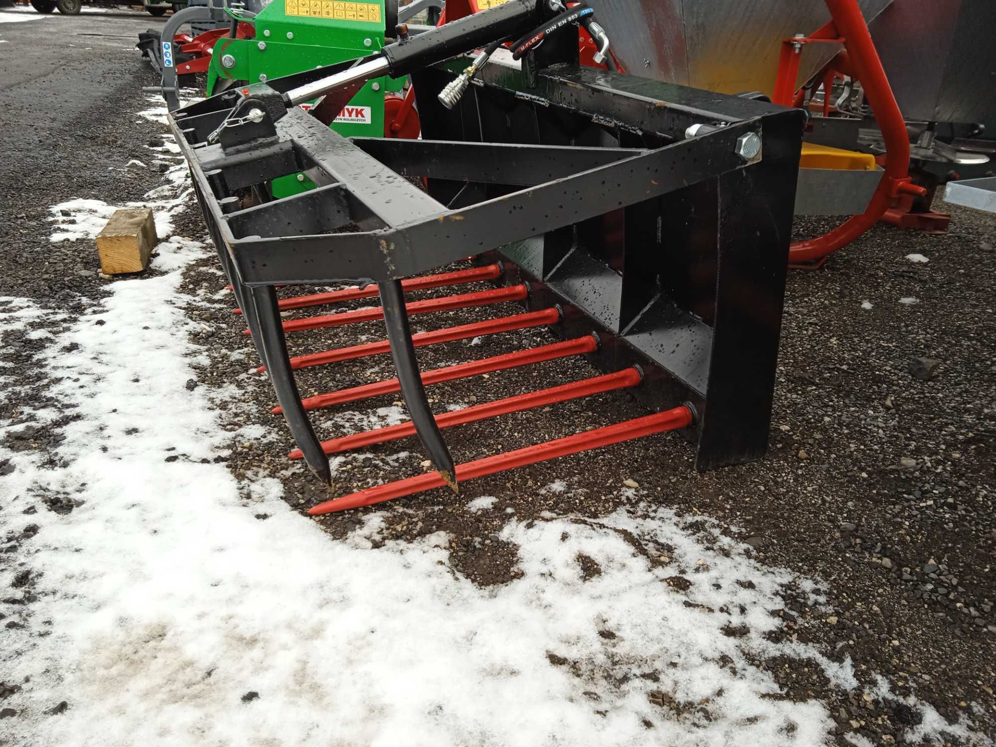 Krokodyl widło-krokodyl 1,0m do obornika chwytak łapacz 1,2m 1,4m