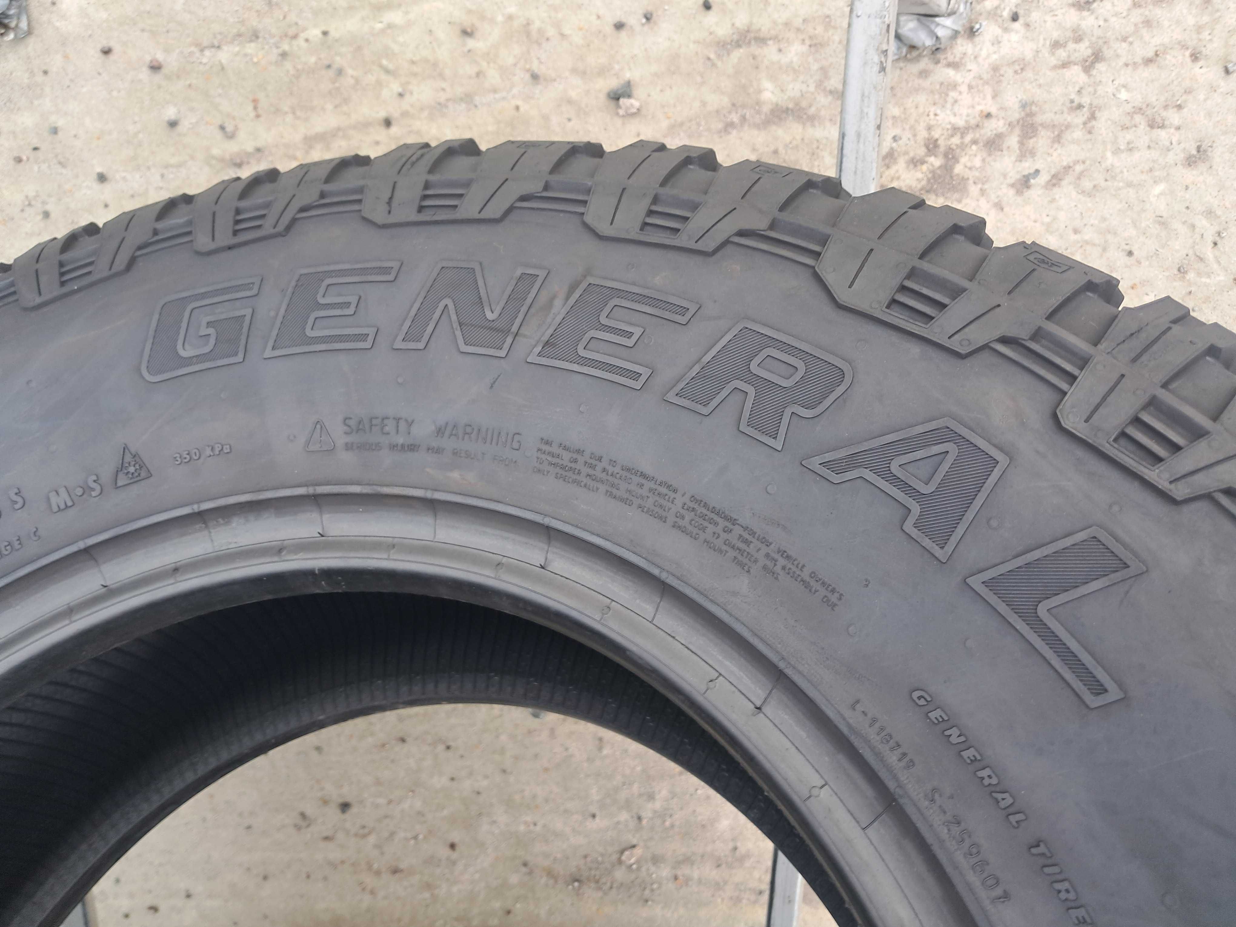 Резина всесезонна, 285/70 R17 General Grabber AT3 (арт. 11903)