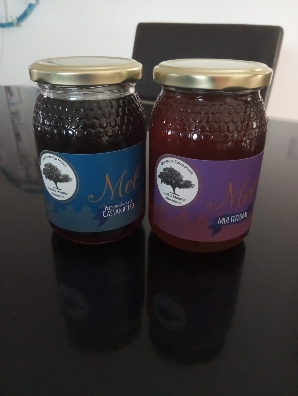 Mel multifloral e castanheiro