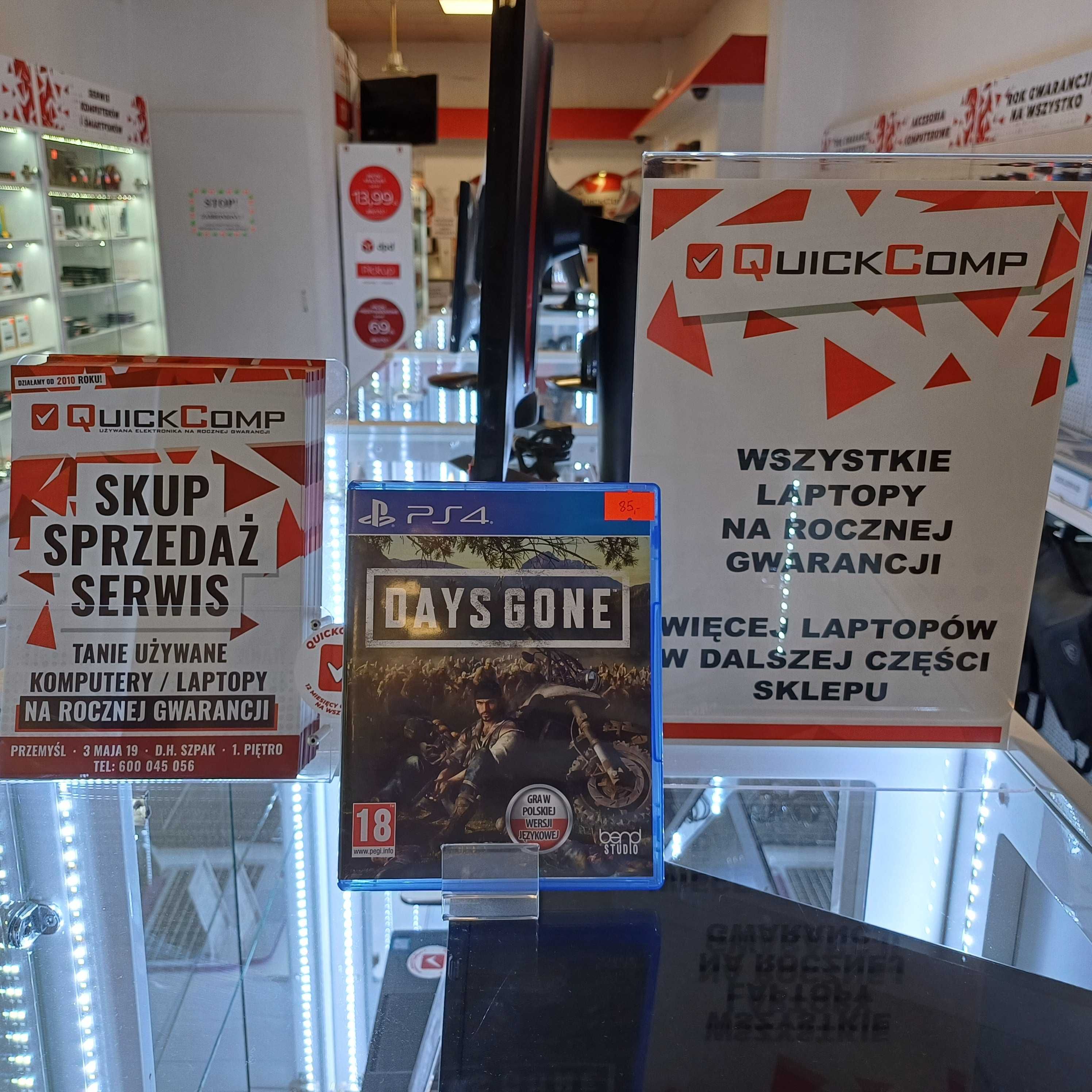 Gra PlayStation 4 PS4 / PS5 Days Gone Gwar 1 rok QUICK-COMP
