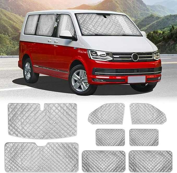Теплозахисні килимки для авто 8 шт,фольксваген VW LWB T5/T6