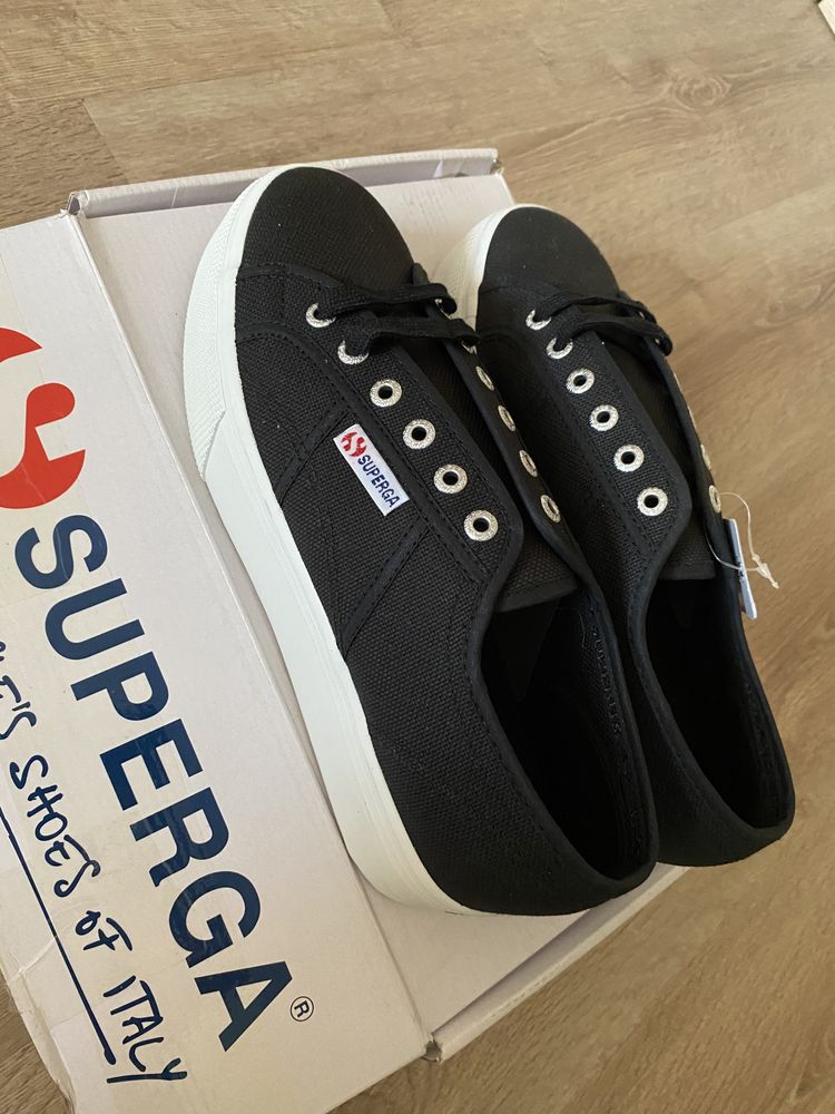 Superga tenisowki na grubej podeszwie 41