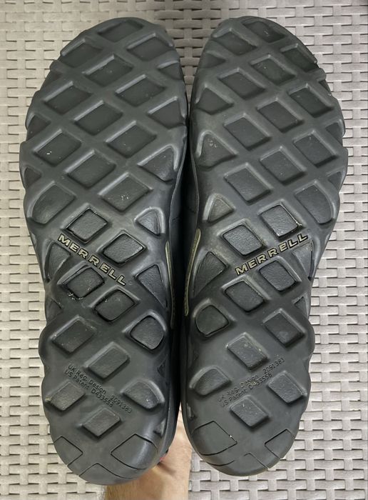 Merrell кроссовки полуботинки 50 размер туфли кожаные черные