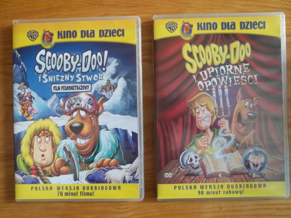 Bajki Scooby-Doo na płycie DVD film pełnometrażowy oraz odcinki bajek