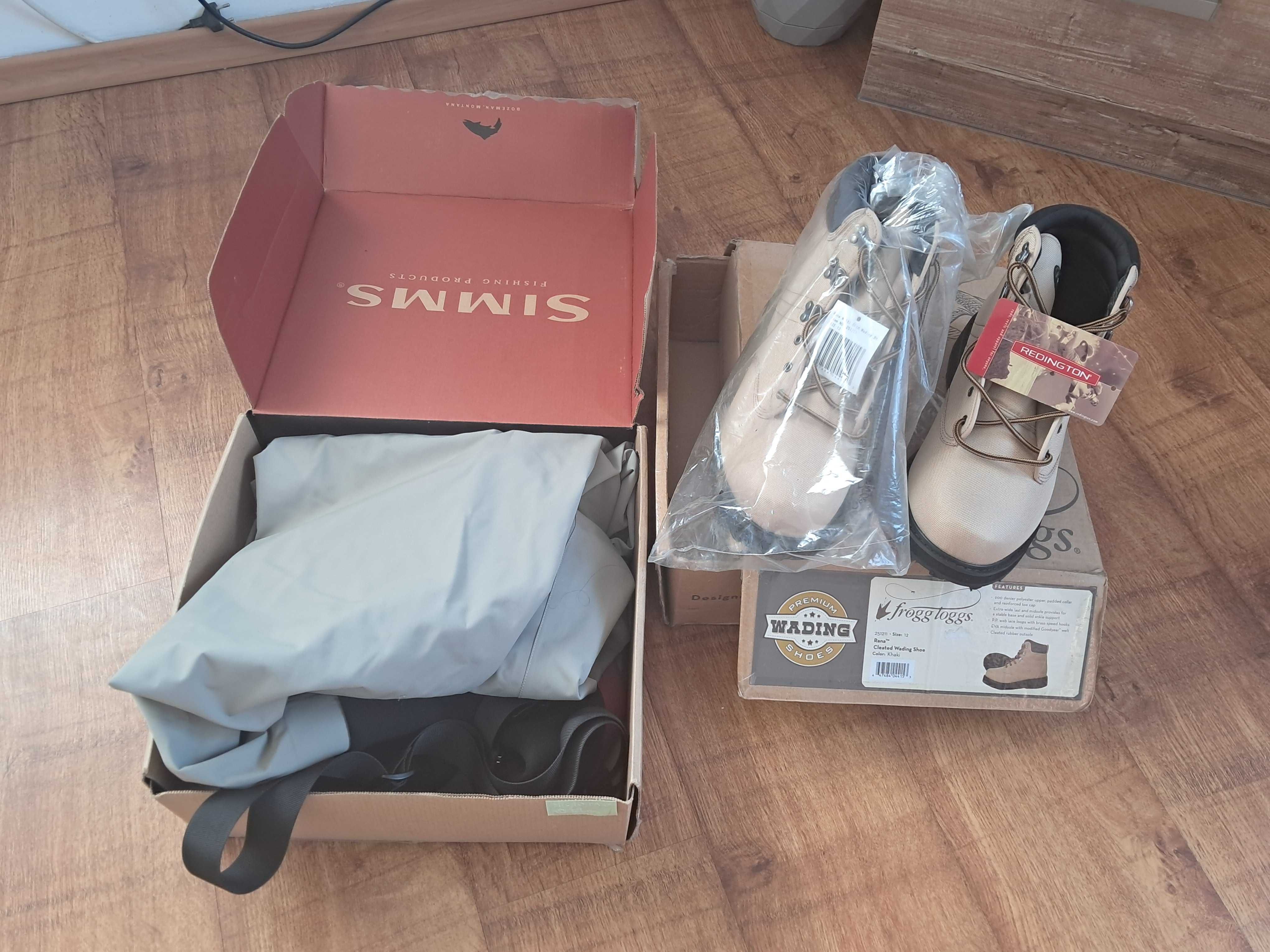 SIMMS Wodery, spodniobuty rozmiar XL NOWE,buty nowe