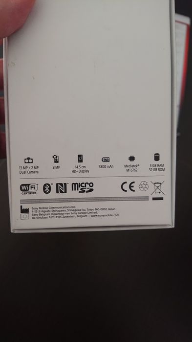 Telemovel smartphone Sony xperia L3 novo em caixa